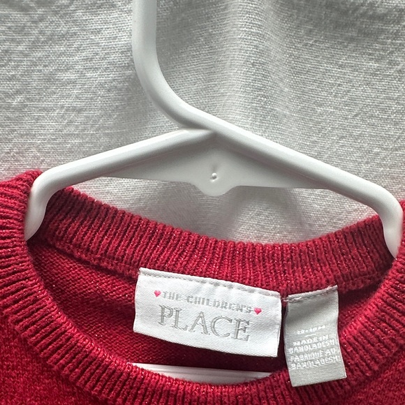 The Children's Place Red Dress with Pink and White Hearts - Picture 2 of 12
